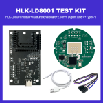 79G millimeter wave liquid level detection sensor HLK-LD8001 test kit/ development  board radar module non-contact high-precision ranging 15m
